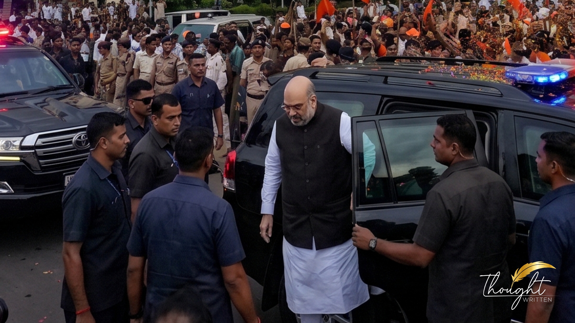 Amit Shah Arrives in Kolkata for Election of Next Bengal CM; Start of Endless Meetings Following BJP's Record Breaking 207-seat Win
