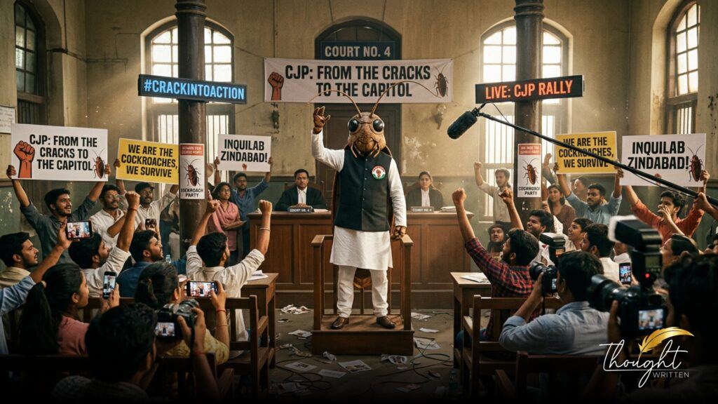 From Courtroom Insult to Internet Revolution The Cockroach Janata Party